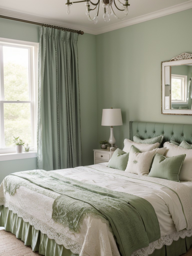 Vintage Vibes: Revamp Your Apartment with Green Bedroom Décor!