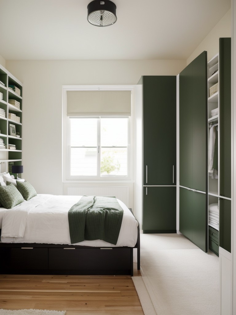 Revamp Your Bedroom with Green Décor! Maximize Space & Stay Organized