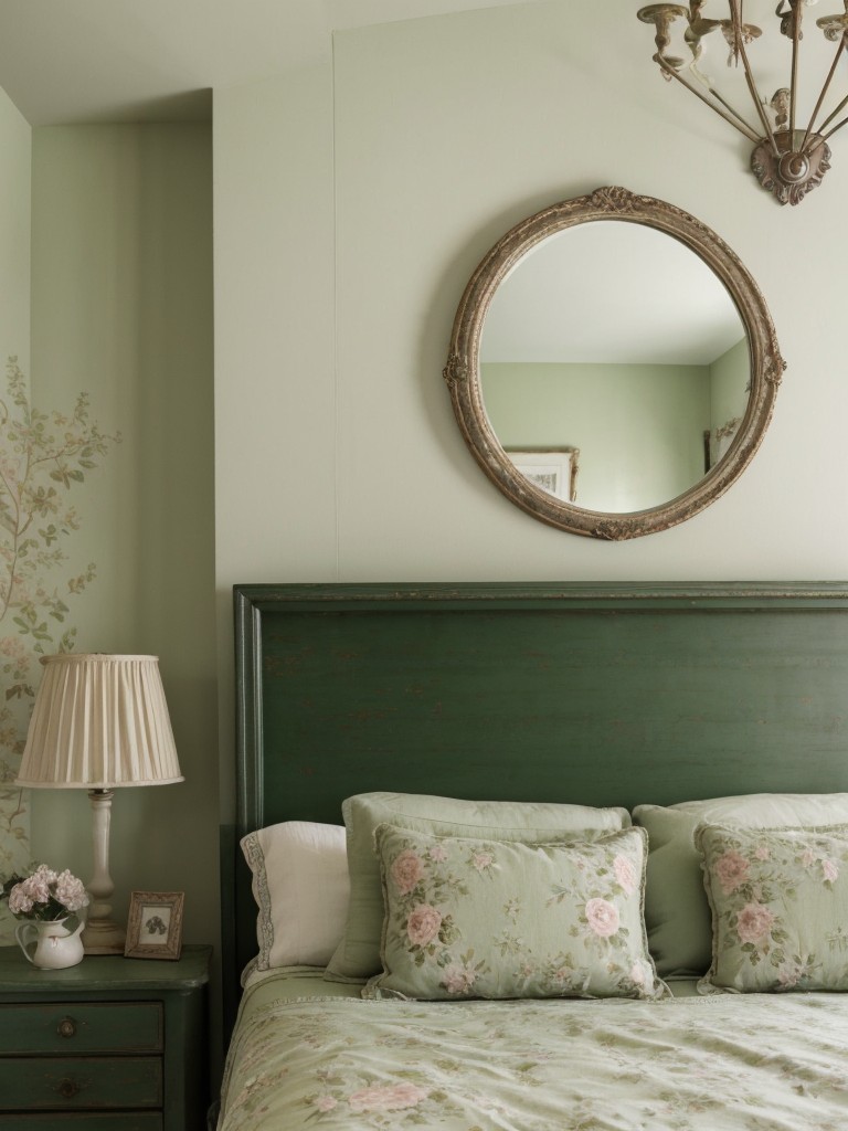 Vintage Elegance: Stunning Green Bedroom Décor Ideas!