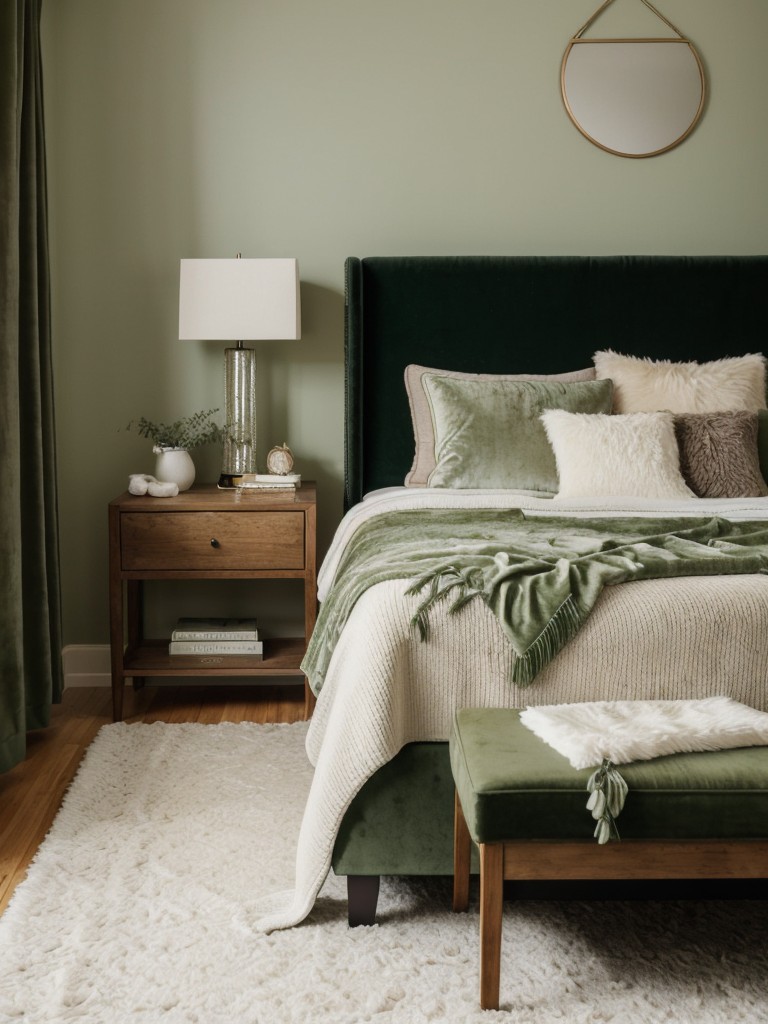 Cozy and Chic: Green Bedroom Decor Ideas for a Stylish Apartment!