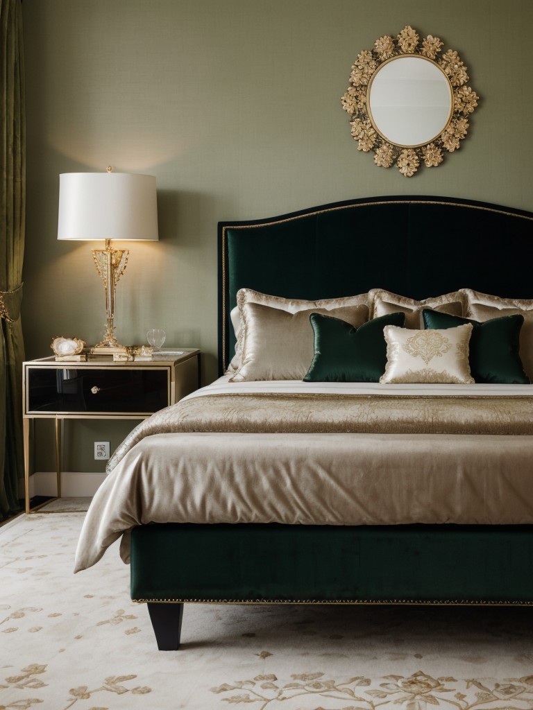 Green Bedroom Bliss: Luxe Ideas for a Stylish Apartment!