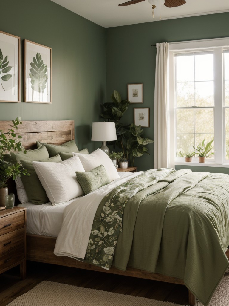 Green Bedroom Inspiration: Embrace Nature for a Calming Oasis!