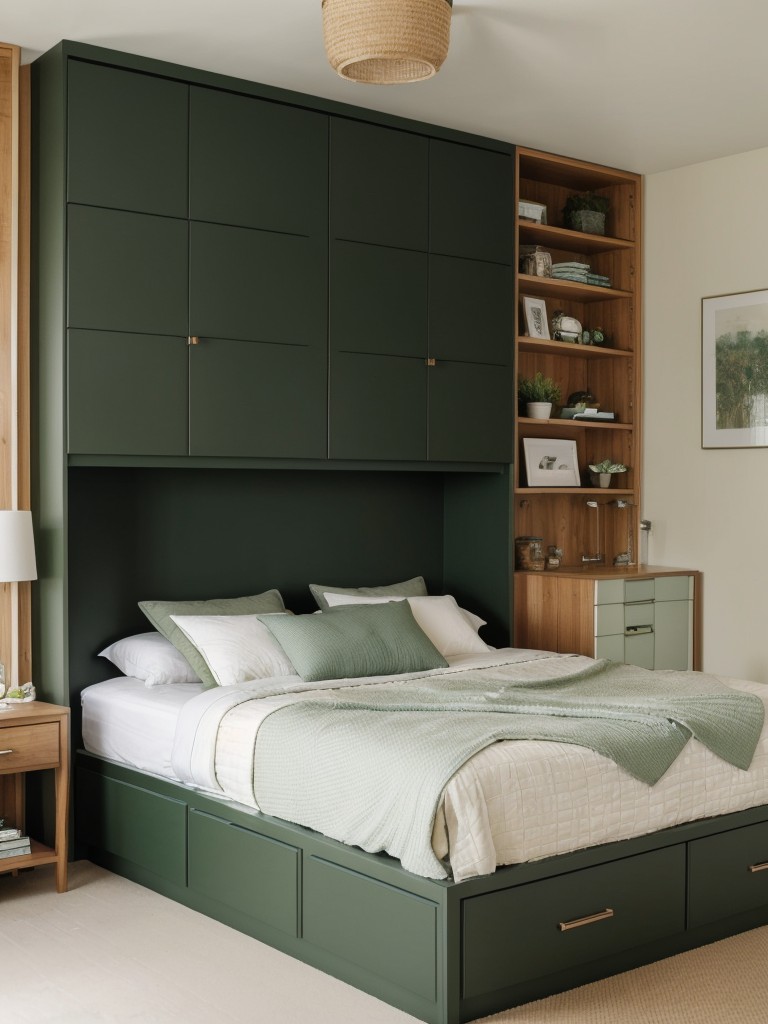 Green Bedroom Inspiration: Stylish & Functional Apartment Ideas!