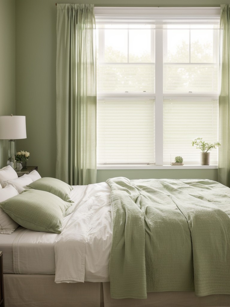 Green Dream: Stylish Apartment Bedroom Décor Ideas!