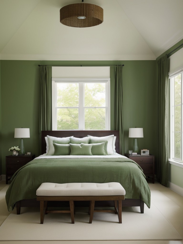 Soothing Green Bedroom Ideas for a Balanced Space