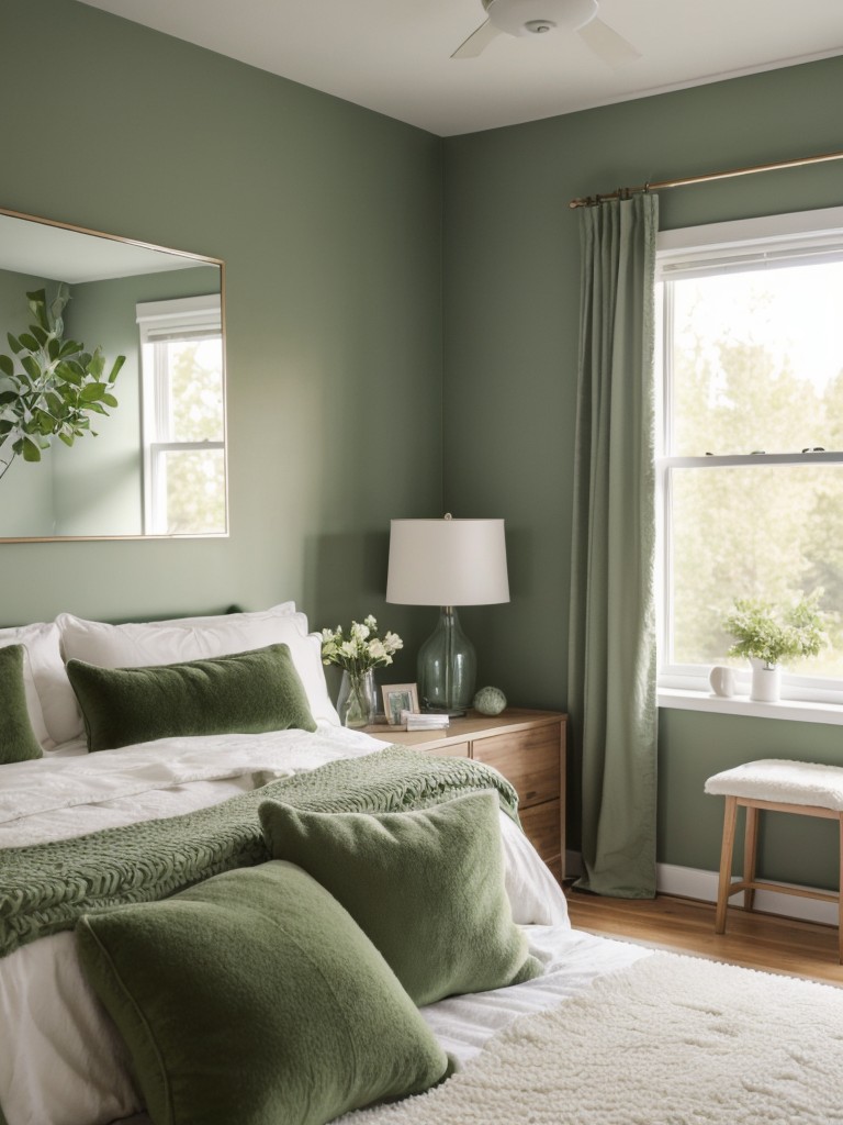 Feel the Harmony: Green Bedroom Decor Ideas to Create a Balanced Space ...