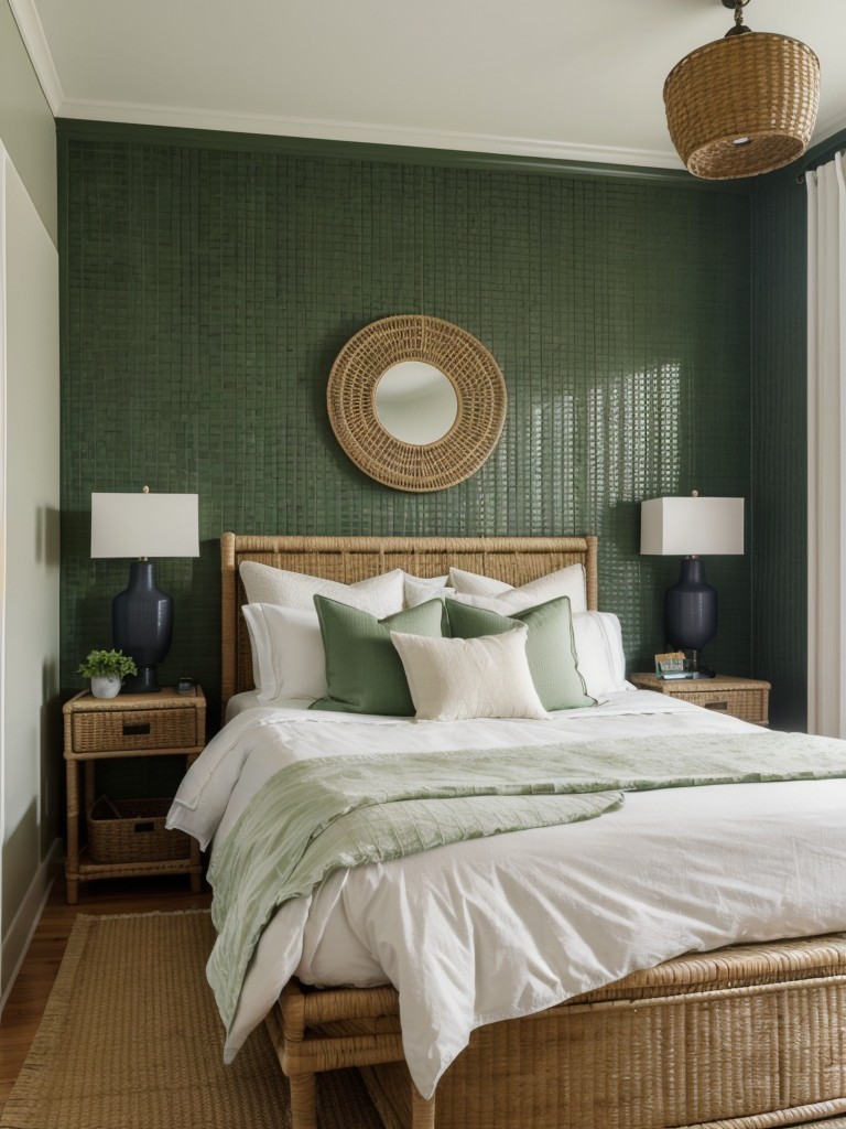 Harmonize your apartment with green bedroom decor ideas!