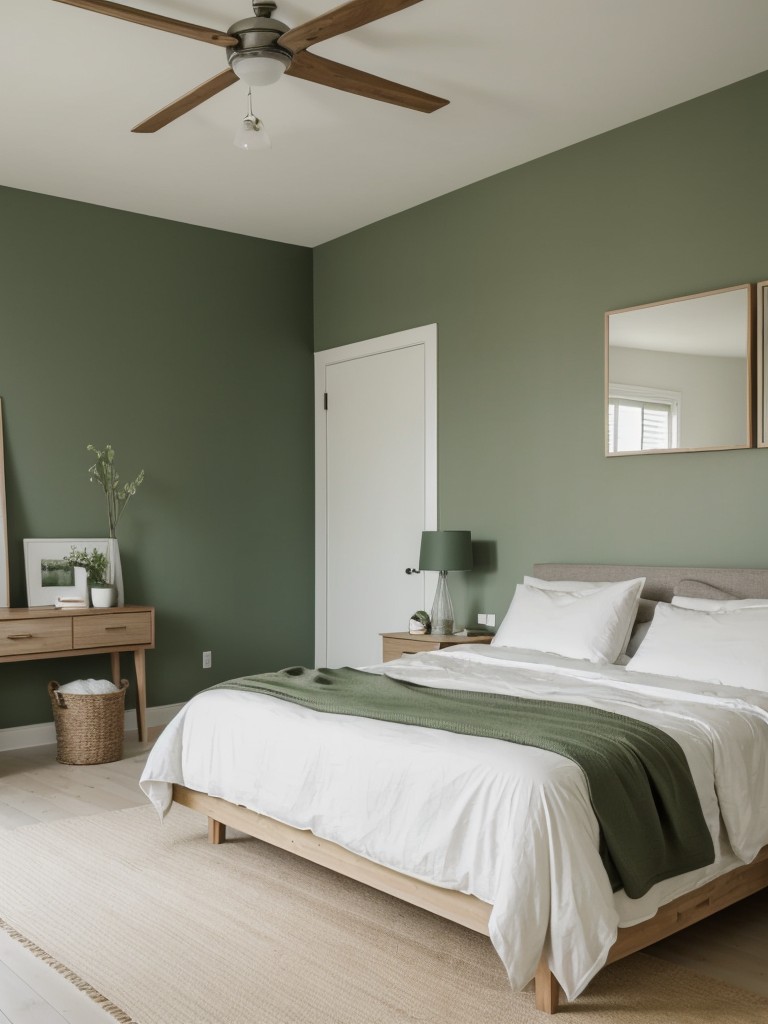 Scandinavian-Inspired Green Bedroom Ideas for a Balanced Apartment