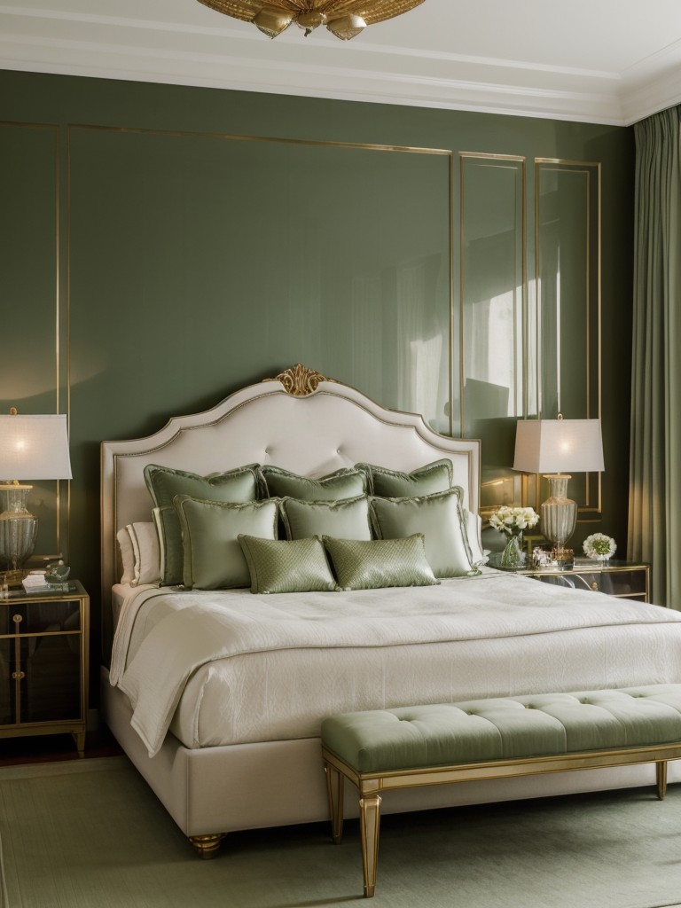 Green Glam: Luxe Bedroom Ideas for a Nature-Inspired Oasis!