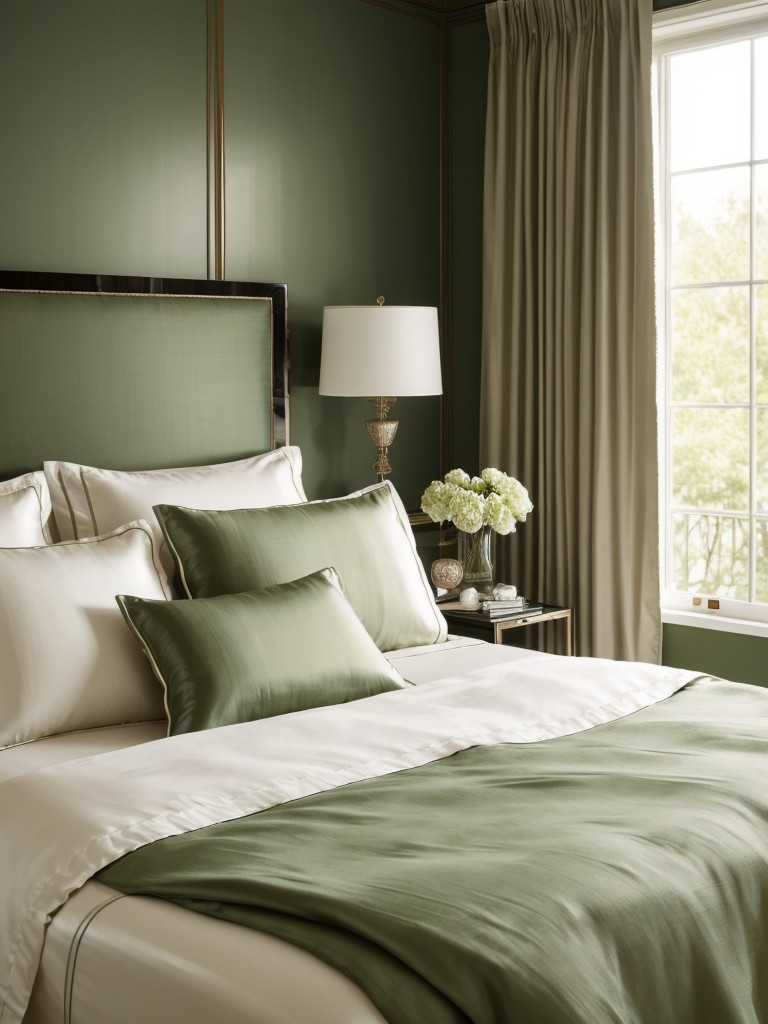 Luxury Green Bedroom: Nature-Inspired Décor Ideas for a Glamorous Escape!