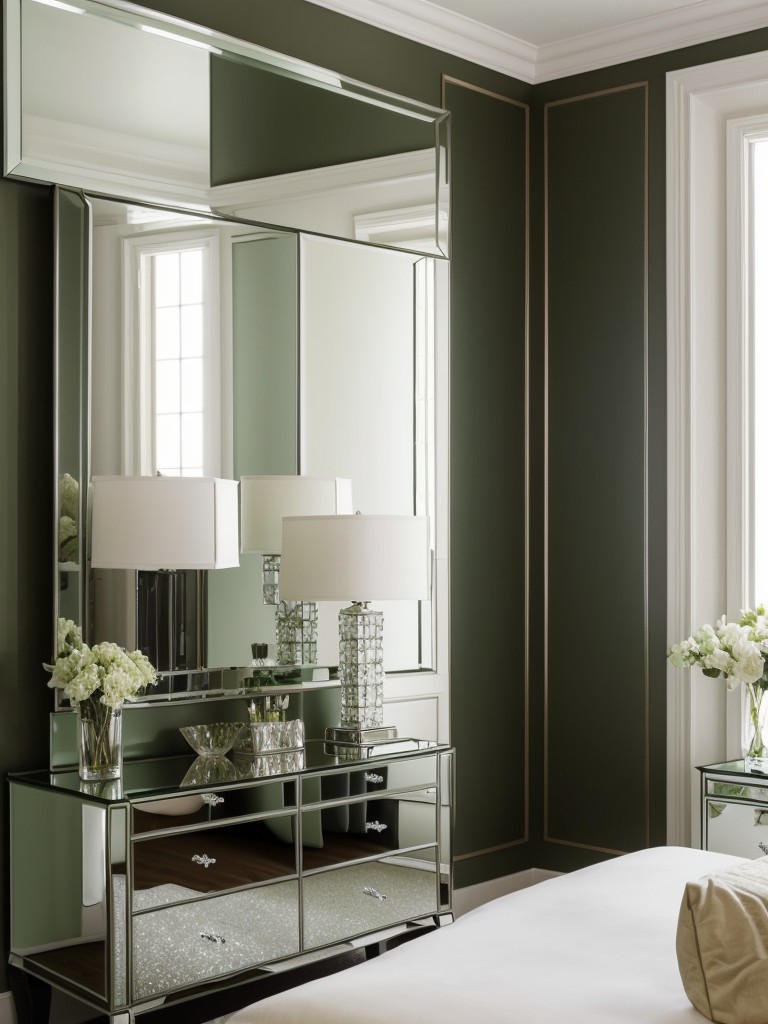 Chic & Glam: Green Bedroom Décor for a Luxe Apartment