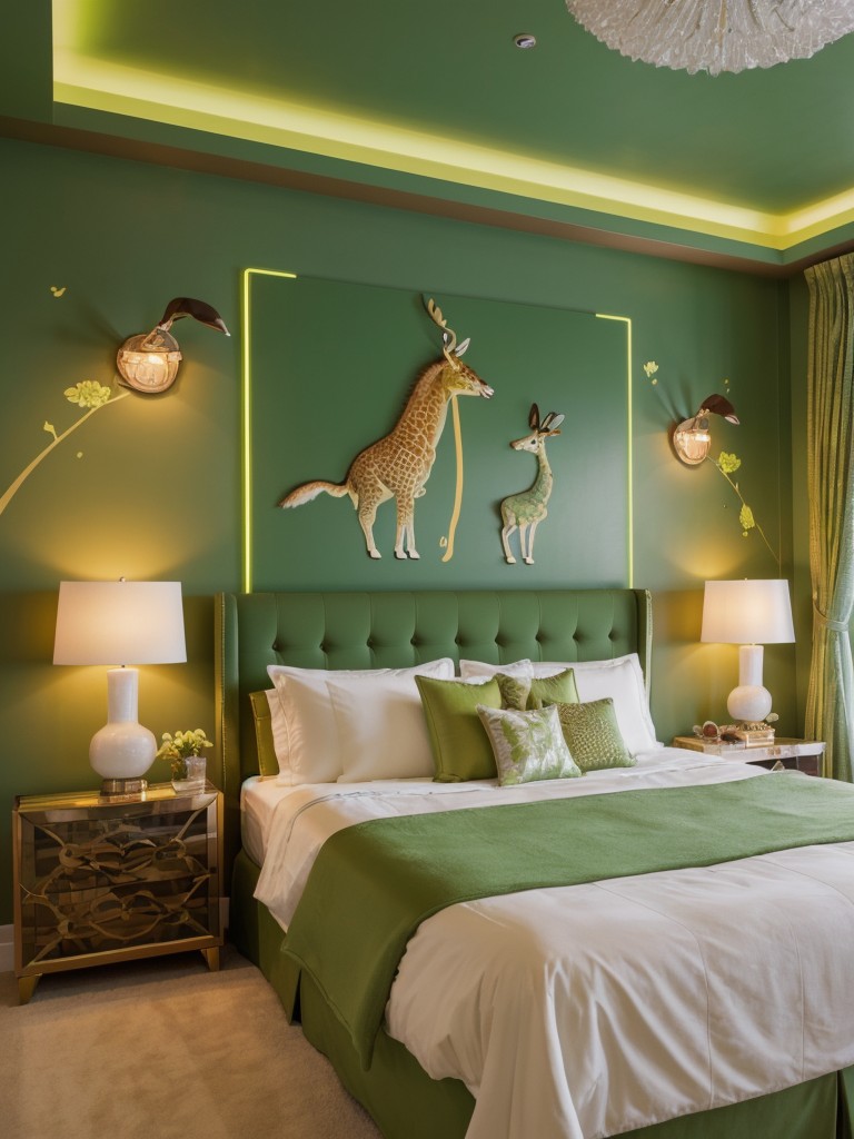 Green Glam: Luxe Nature-inspired Bedroom Makeover Ideas!