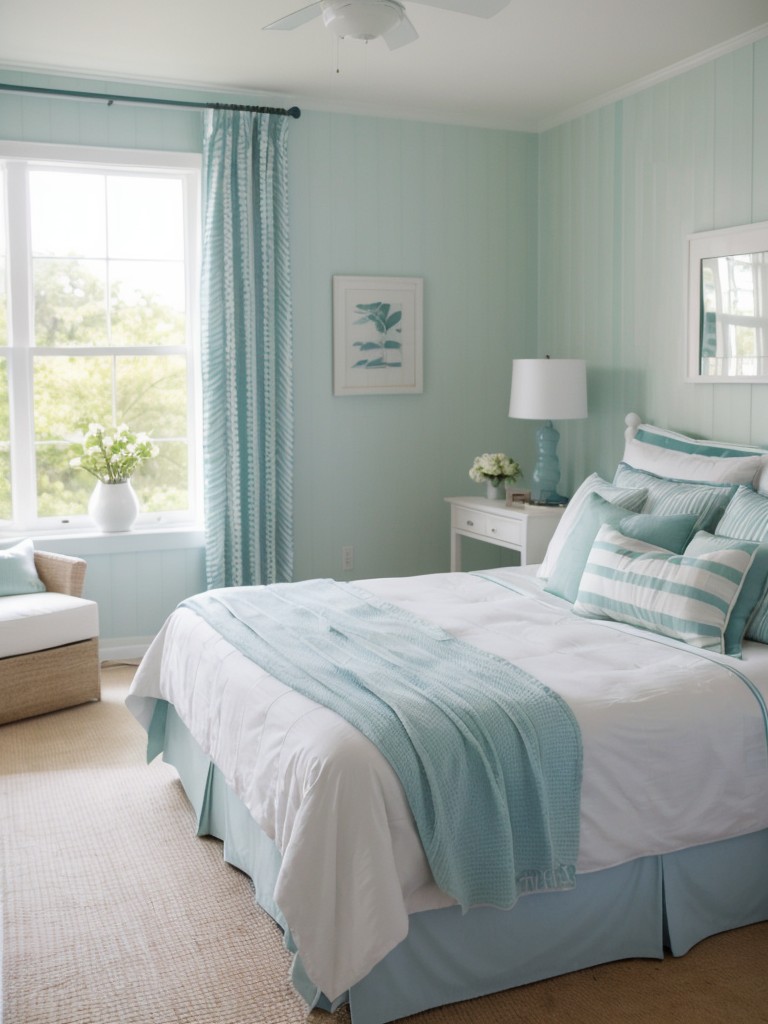 Coastal-Inspired Green Bedroom Ideas for a Tranquil Space!