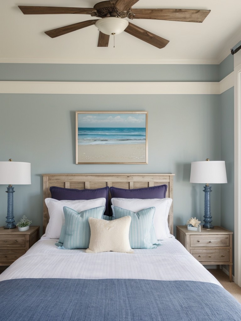 Coastal-Inspired Apartment Bliss: Transform Your Bedroom Into a Serene Beachside Oasis