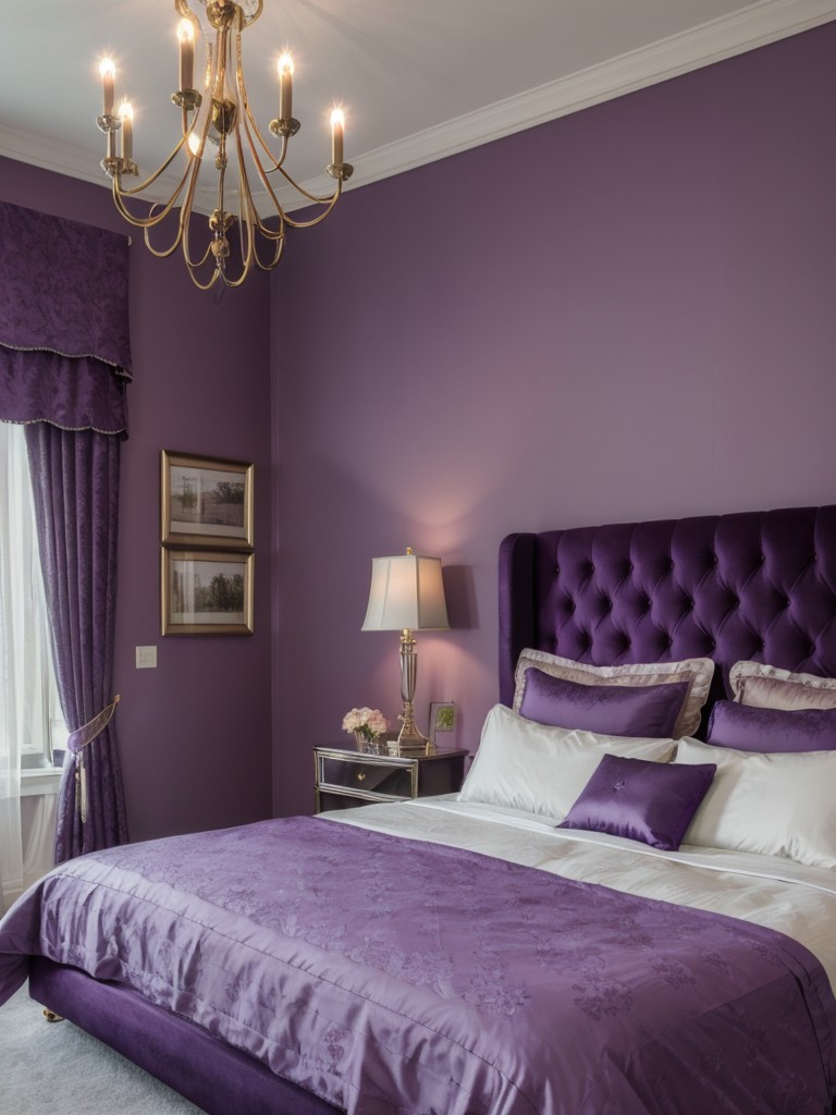 Chic & Romantic Purple Apartment Décor!