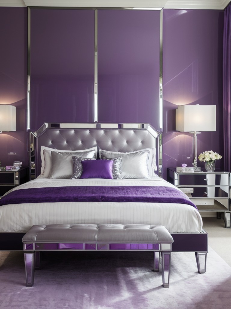 Reflective Elegance: Transform Your Bedroom with Silver Mirrored Nightstands