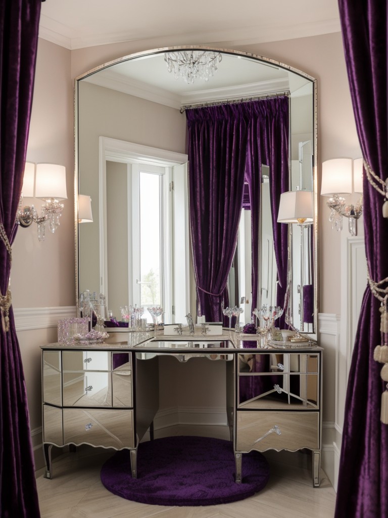 Create a Glam Purple Bedroom Retreat