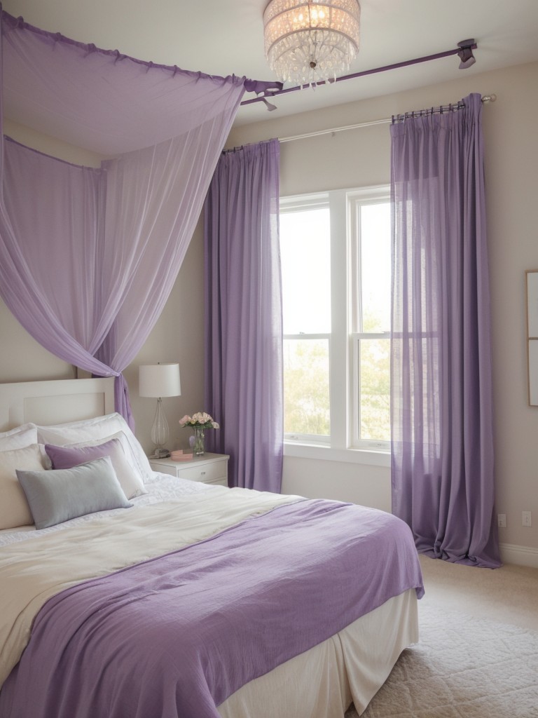 Cozy Purple Bedroom Retreat: Create Your Tranquil Oasis