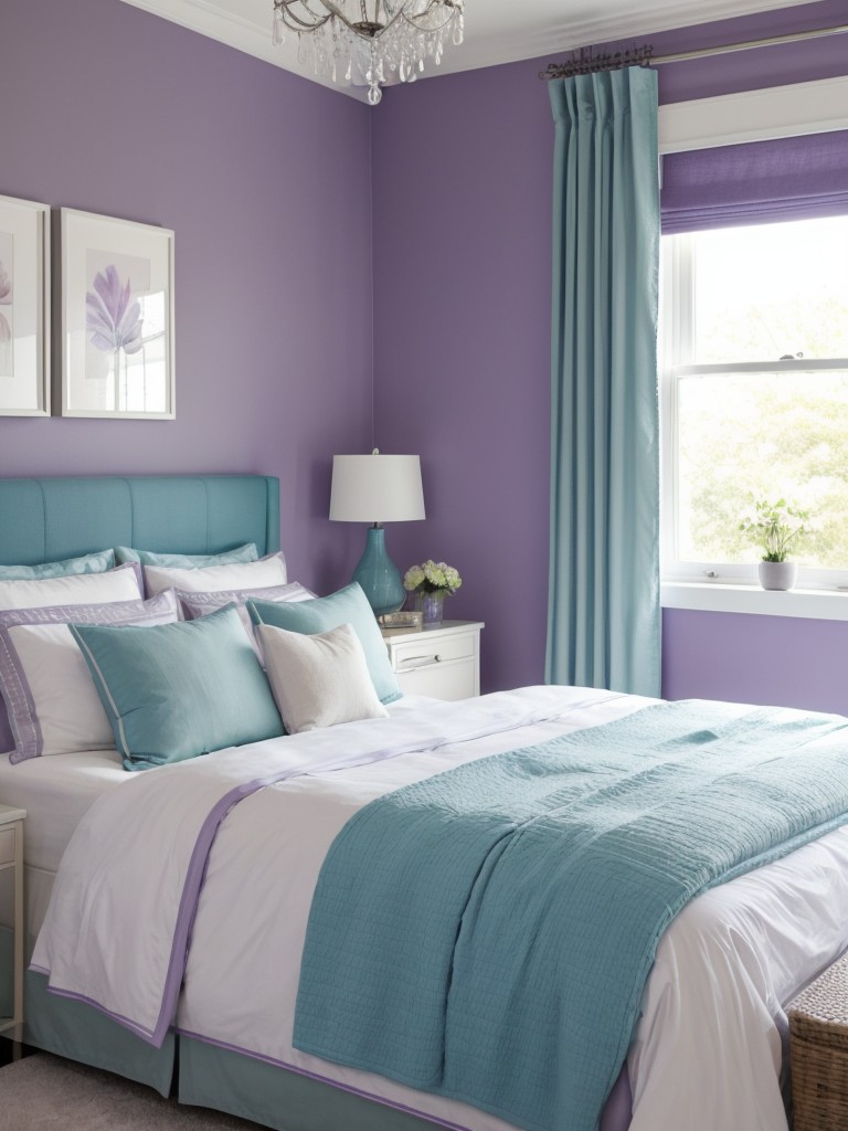 Serene Bedroom Vibes: Elevate Your Space with Purple Hues!