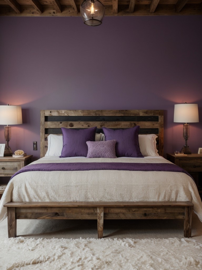 Cozy Up Your Bedroom with Rustic Wood Accents