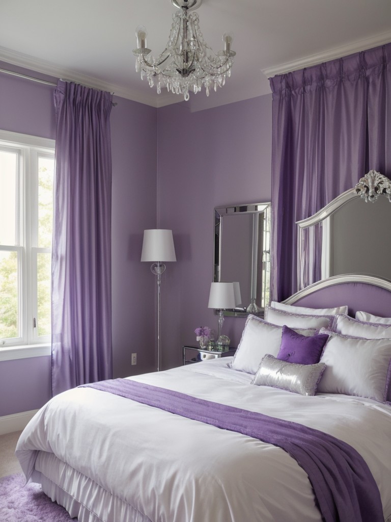 Enchant Your Apartment with Dreamy Purple Bedroom Designs