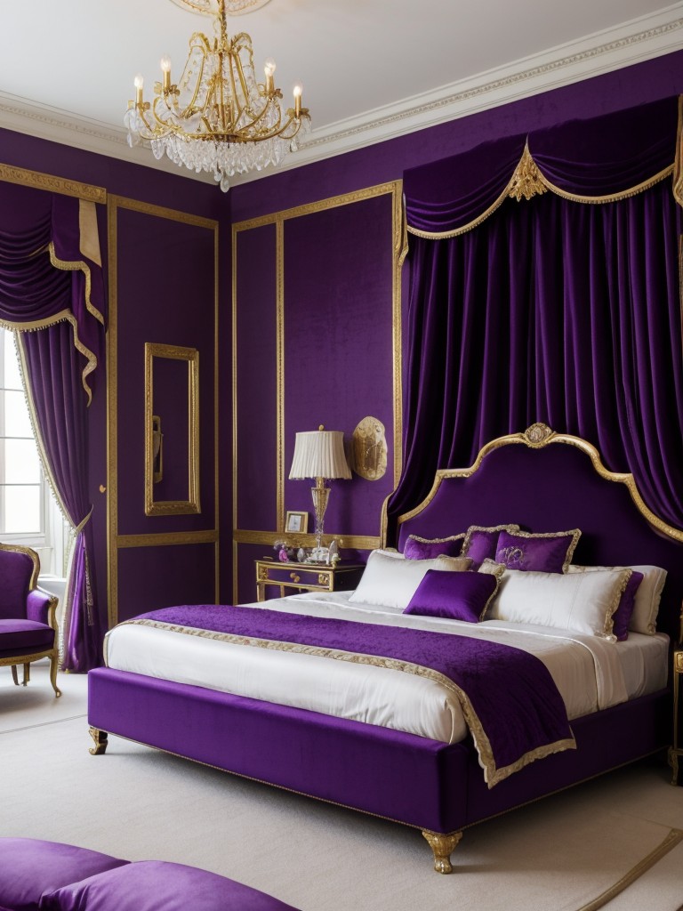 Regal Purple: Create a Luxurious Apartment Haven