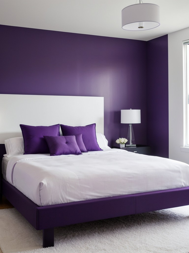 Stylish Purple Apartment Vibes