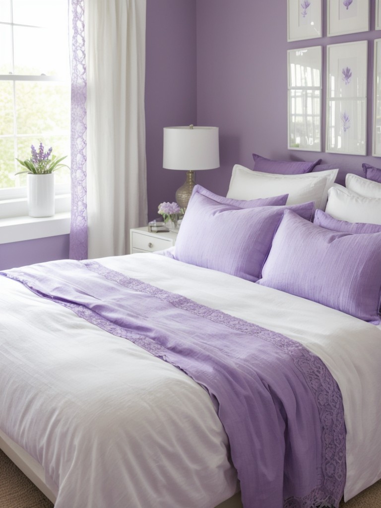 Serene Lavender Retreat: Transform Your Bedroom into a Relaxing Sanctuary