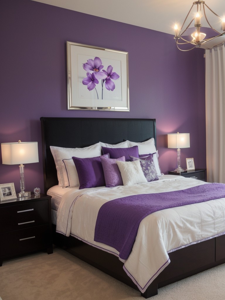 Revamp Your Apartment with Personalized Purple Decor