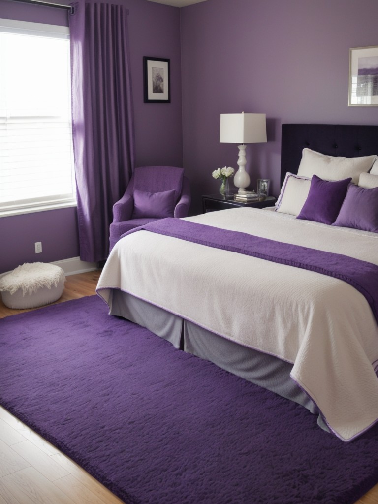 Purple Paradise: Transform Your Bedroom into a Cozy Haven