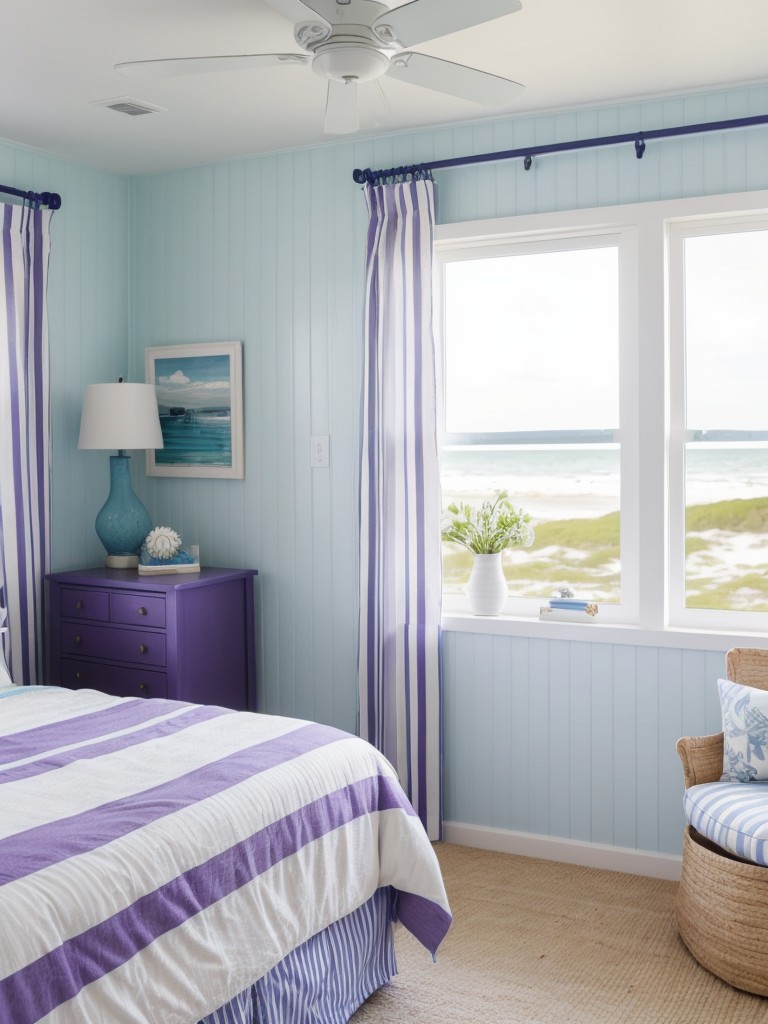 Coastal Escape: Purple Bedroom Ideas for a Relaxing Oasis