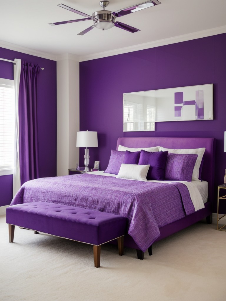 Vibrant & Trendy: Transform Your Apartment with Purple!