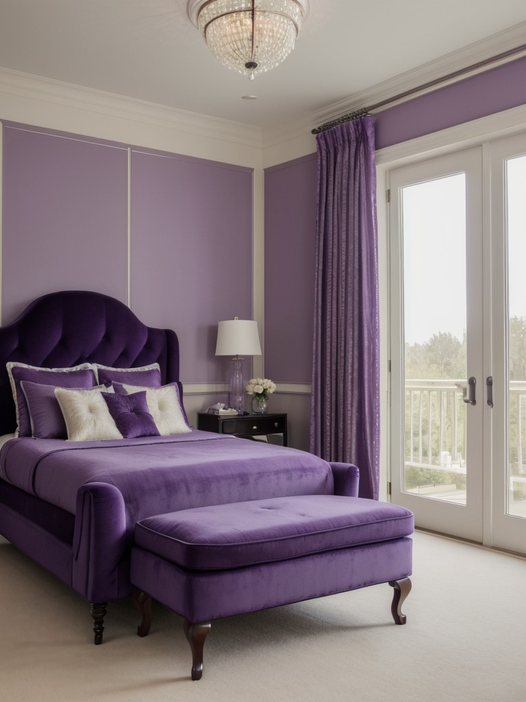 Create a Cozy Retreat with a Purple Bedroom Decor