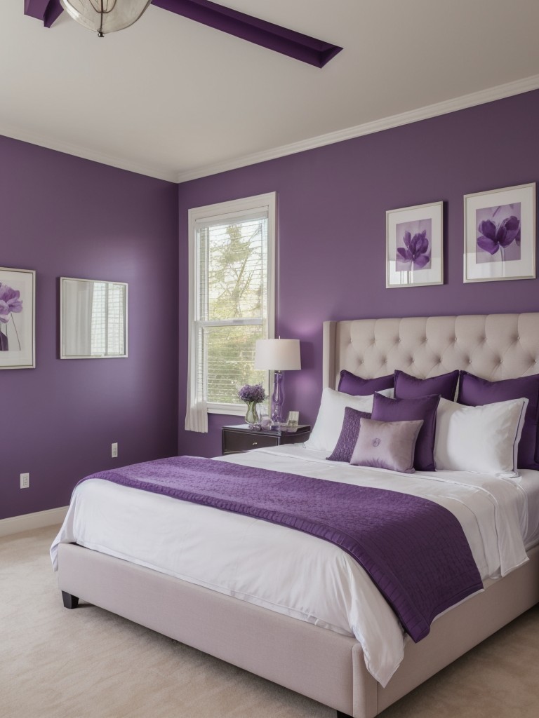 Purple Perfection: Stylishly Elevate Your Apartment Decor