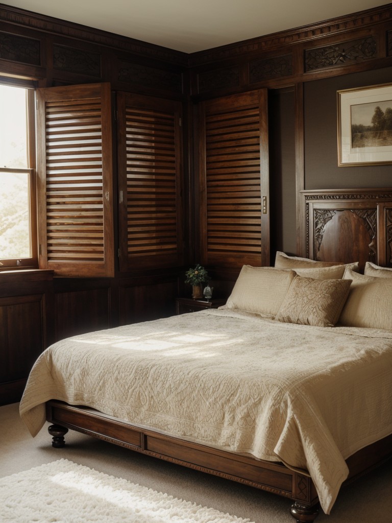 Create a Cozy Traditional Bedroom with a Mystique Room Divider