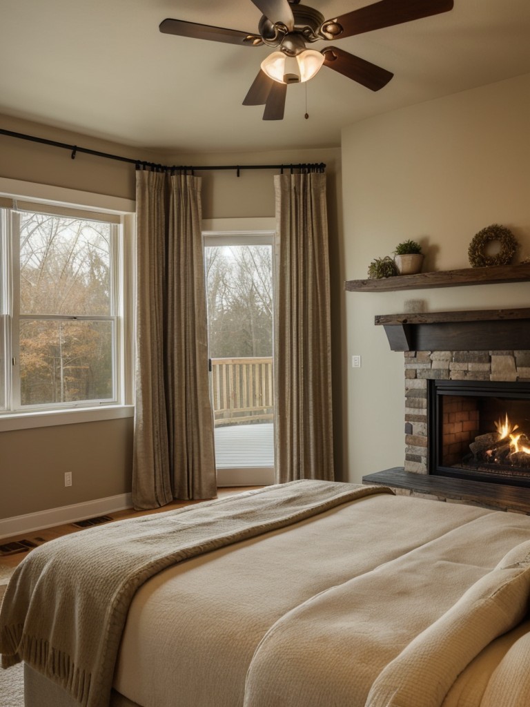 Cozy Bedroom Vibes: Add a Fireplace for Ultimate Ambiance!