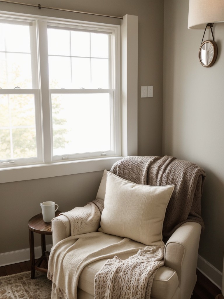 Cozy Bedroom Retreat: Create a Relaxing Nook by the Window!