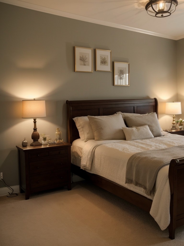 Create a Cozy Traditional Bedroom with Romantic Lighting