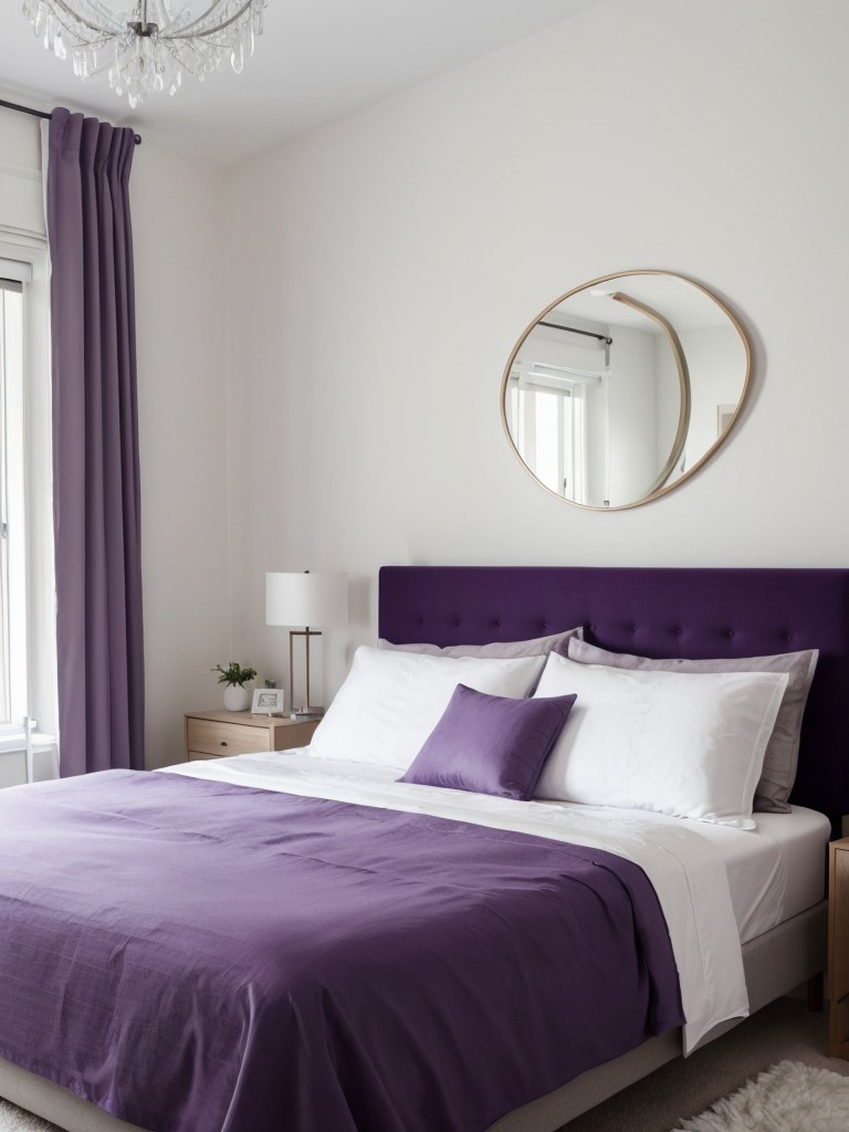 Serene Scandinavian: Minimalist Purple Bedroom Inspiration