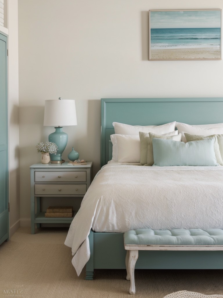 Coastal Chic: Transform your apartment into a serene ocean getaway with these bedroom decor ideas.