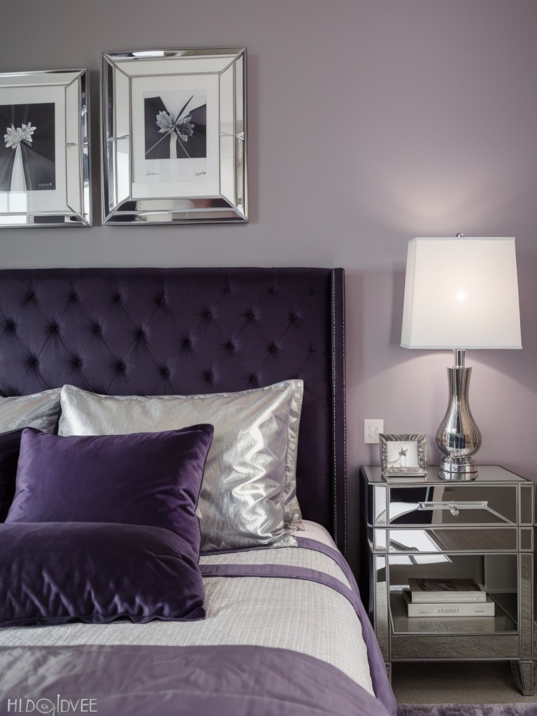 Chic Purple and Gray Apartment Inspiration