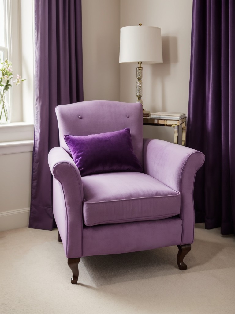 Purple Bedroom Bliss: Create a Cozy and Glamorous Space!