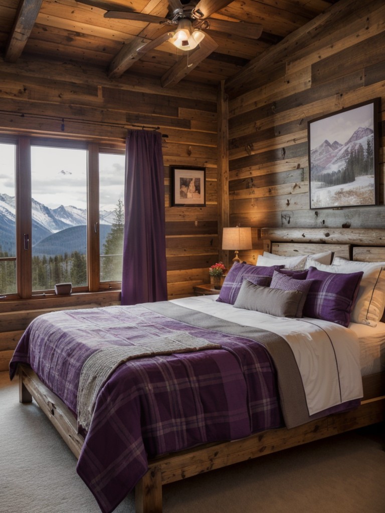 Mountain Lodge Vibes: Rustic Bedroom Decor Inspiration.