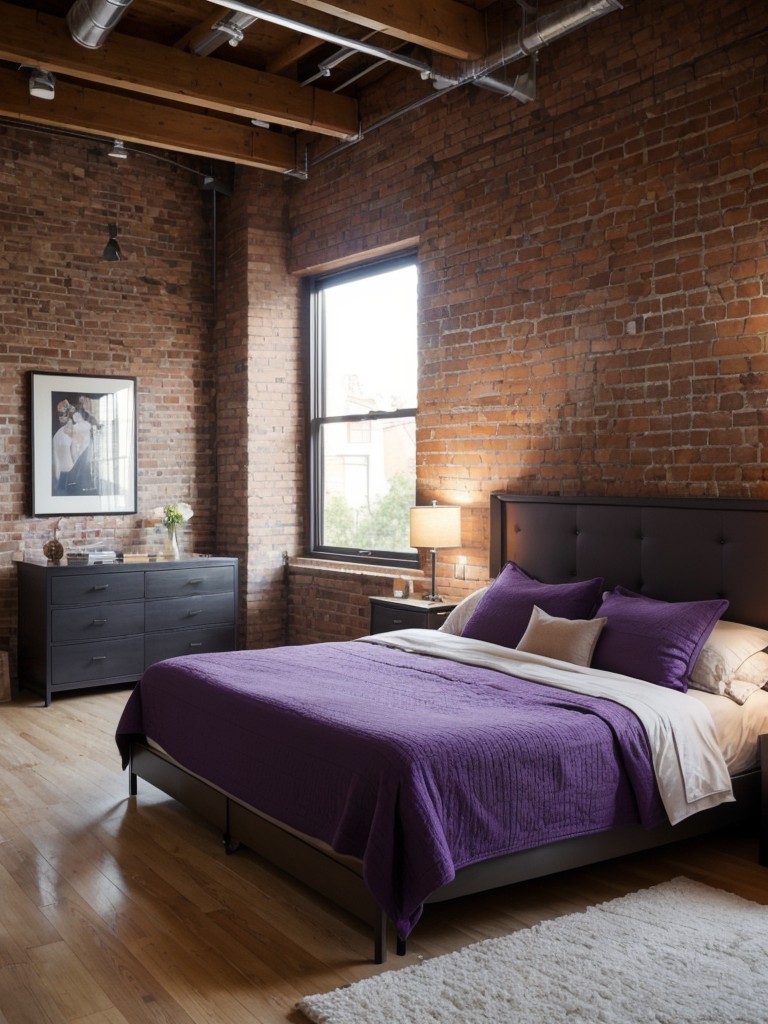 Urban Loft Vibes: Inspiring Bedroom Decor Ideas.