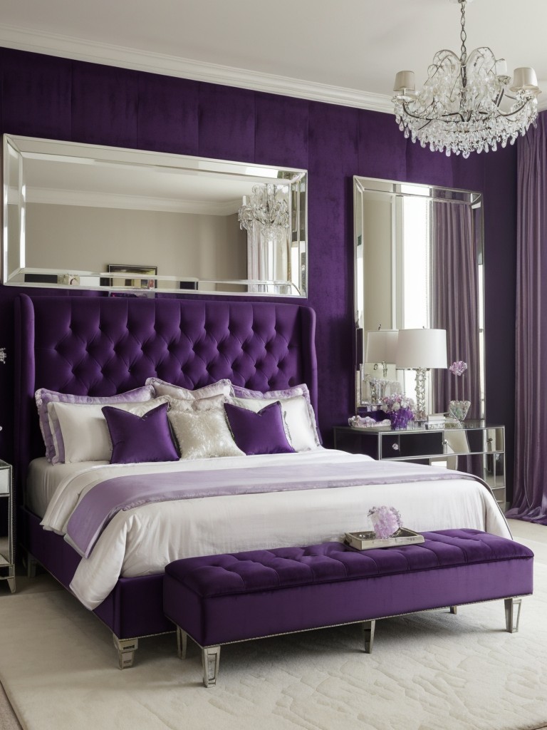 Glamorous Bedroom Oasis: Hollywood-inspired Decor and Luxurious Touches!