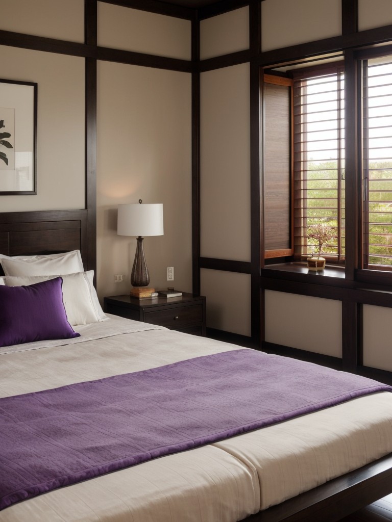 Zen Vibes: Create a Purple Paradise in Your Bedroom