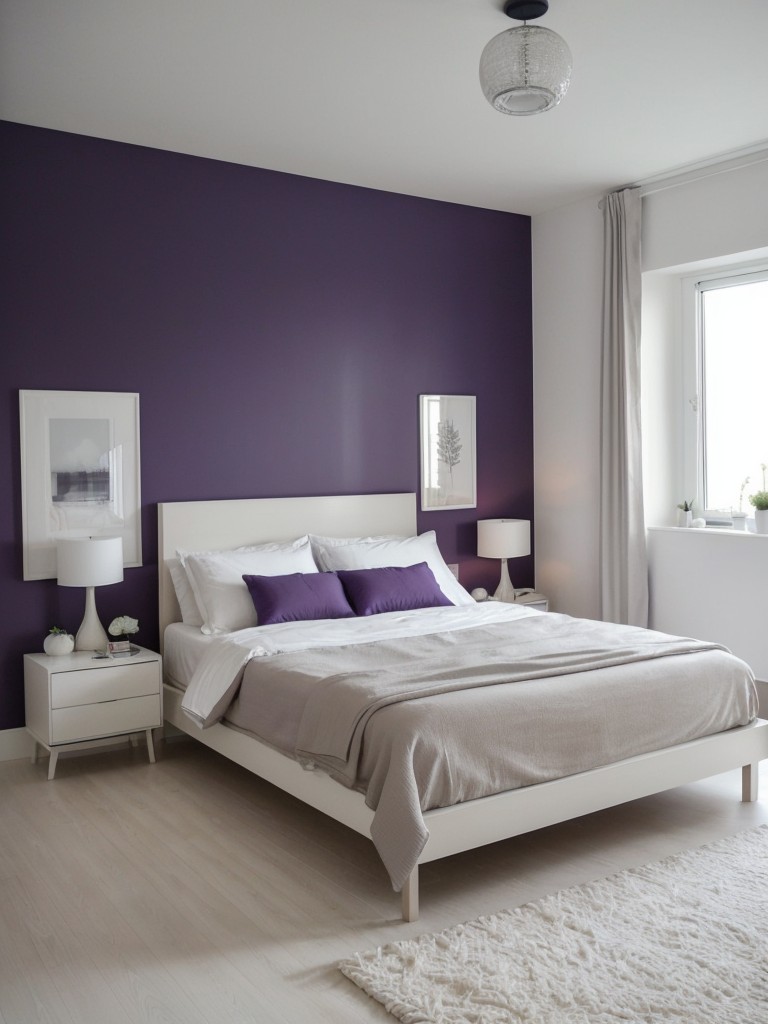 Minimalist Purple Bedroom Decor: Create a Serene Sanctuary