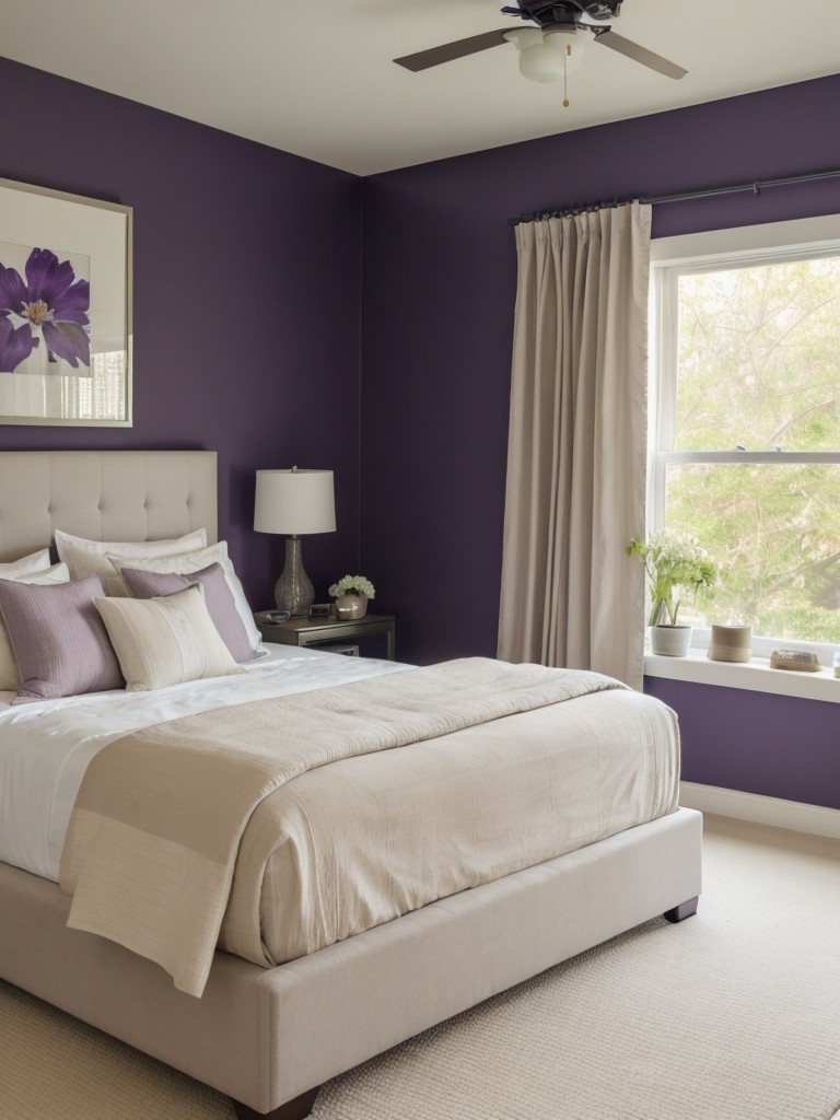 Creating a Serene Purple Bedroom Oasis: Trendy Decor Ideas!