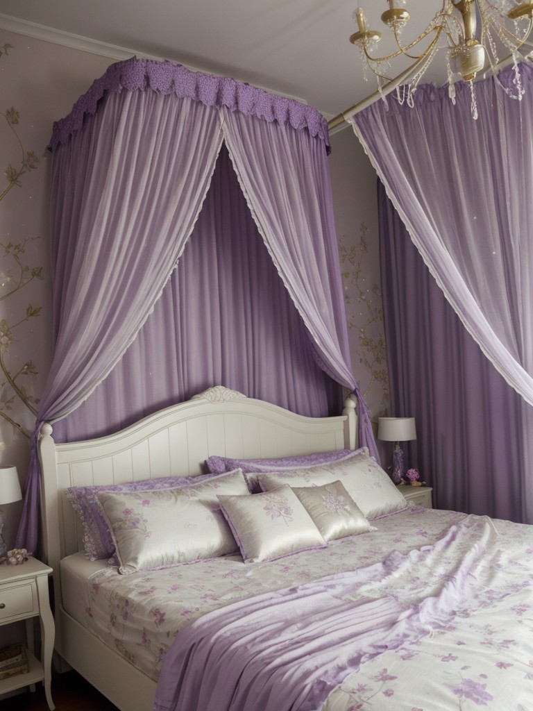 Whimsical and Enchanting Purple Bedroom Decor