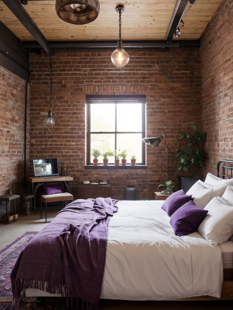 Urban Retreat: Industrial-Inspired Boho Bedroom Ideas